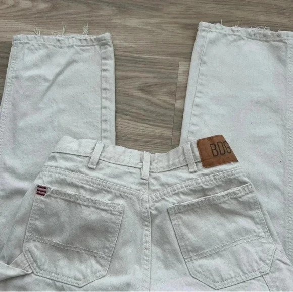 BDG Off White Cargo Jeans Size 26 - Picture 5 of 9